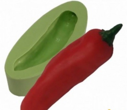 Foto2 - Molde Silicone Pimenta