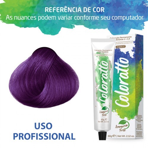 Imagem do produto Coloração Sem Amônia Coloratto 0.20 Purple 60g