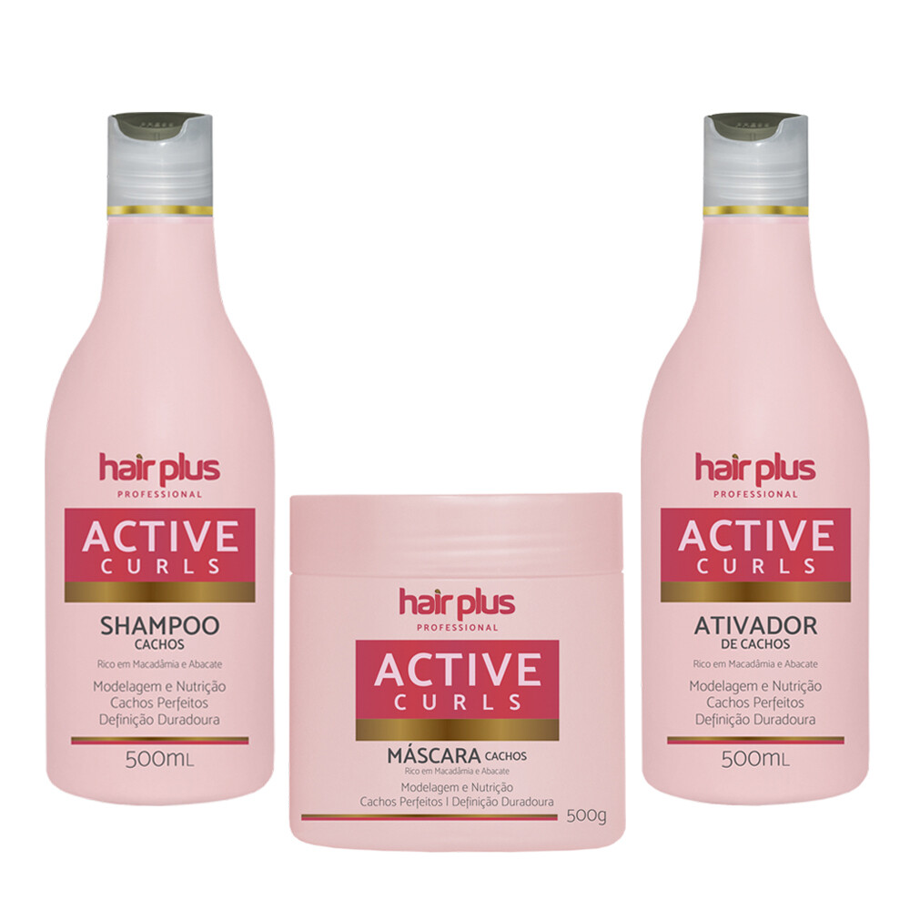 Imagem do produto Hair Plus Active Curls Kit de Cachos