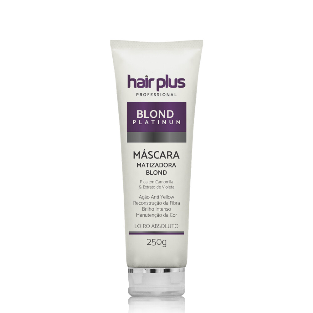 Imagem do produto Hair Plus Máscara Matizante Blond 250ml