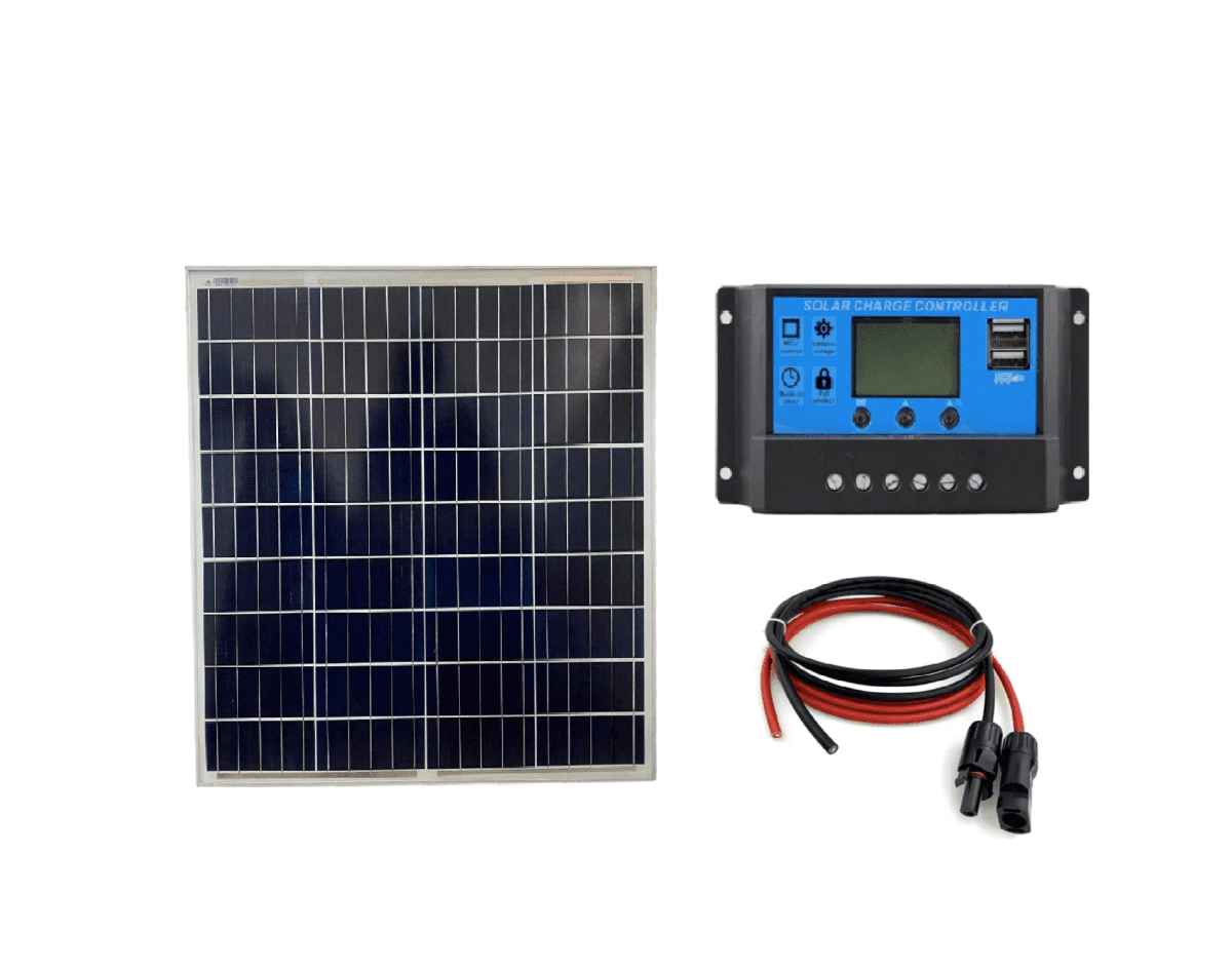Kit Cabo Solar Fotovoltaica 60w - E Solar de Mambucaba Ltda