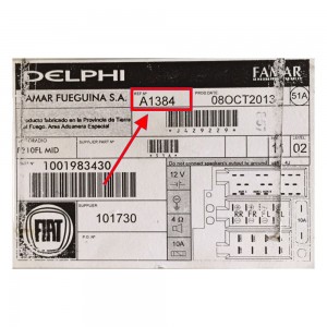 Foto3 - Código de Desbloqueio de Rádio Original Fiat Delphi Famar