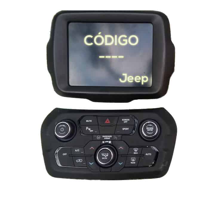 Foto 1 - Código de desbloqueio para rádio e multimídia original Jeep
