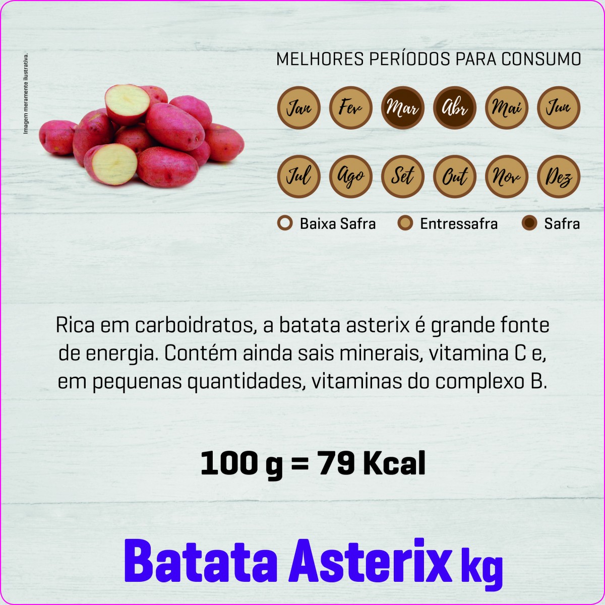 Foto2 - Batata Asterix - Unidade (Aprox. 150 Gramas)
