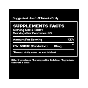 Foto2 - Cardarine 10mg (GW501516) 90 Tabletes - Androtech