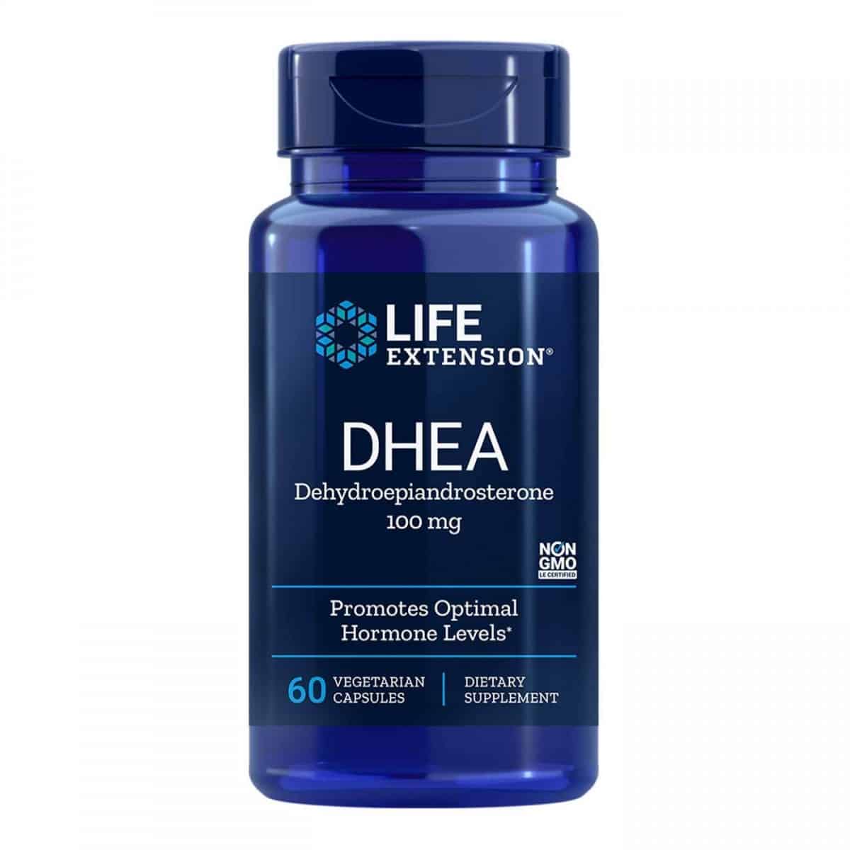 Foto 1 - DHEA 100mg (60 Cápsulas) - Life Extension