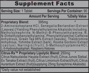Foto2 - Lipodrene Xtreme (90 tabletes) - Hi-Tech Pharmaceuticals