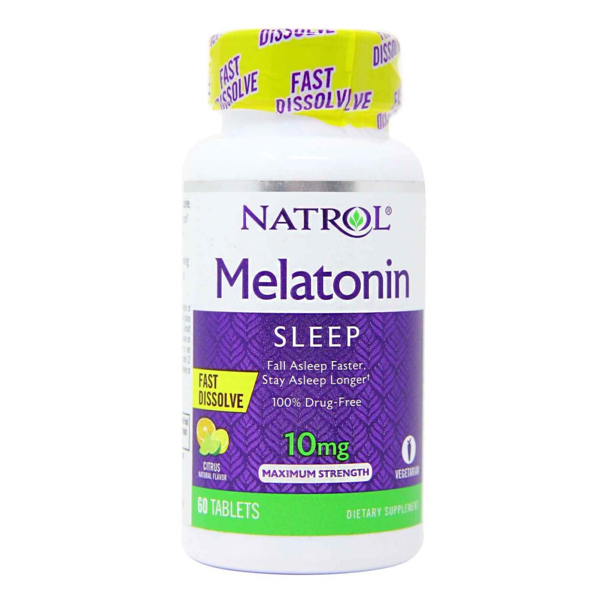 Foto 1 - Melatonina 10mg Fast Dissolve (Rápida Dissolução) - Natrol