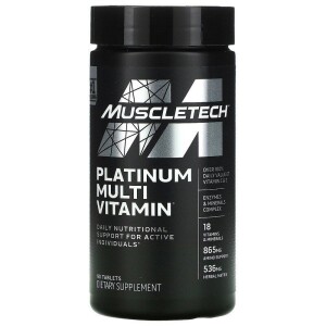 Foto1 - Platinum Multi Vitamin (90 Tabletes) - Muscletech - Multivitamínico