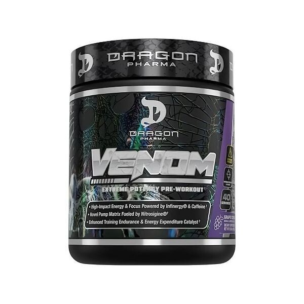 Foto 1 - Venom (40 Doses) - Pré-treino - Dragon Pharma