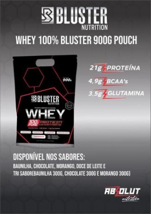 Foto1 - Whey 100% Pure Pouch 900g – Bluster Nutrition