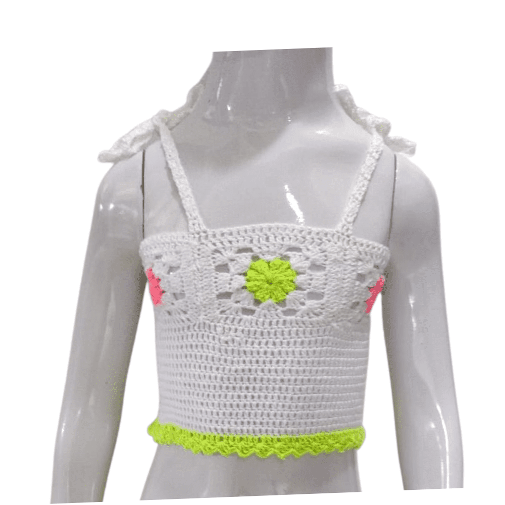 Foto 1 - BLUSA EM CROCHE INFANTIL