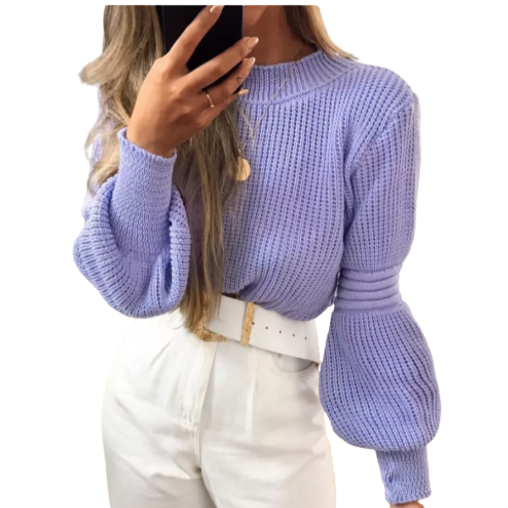 blusa manga balão