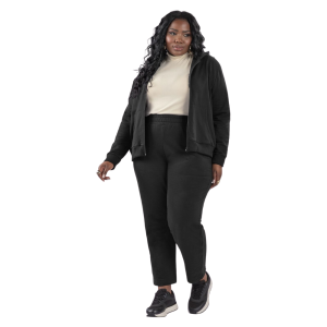 Foto1 - CALÇA FEMININO PLUS SIZE EM MOLETOM SECRET GLAM