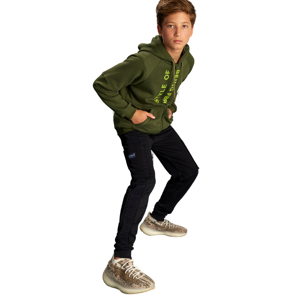 Foto 1 - CALÇA INFANTIL MASCULINA MOLETOM FBR