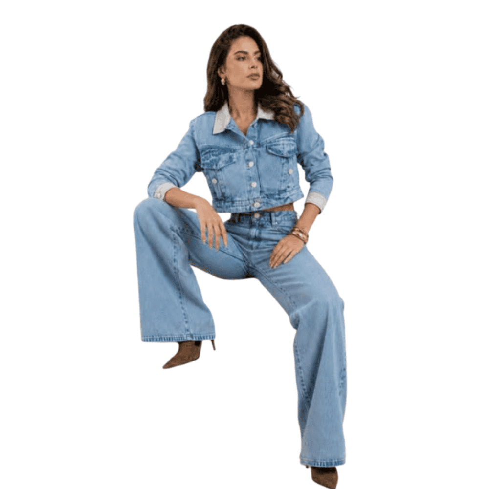 Foto 1 - CALÇA JEANS FEMININO OXIDENIMO