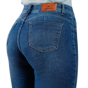 Foto4 - CALÇA JEANS FEMININO SKINNY LEVANTA BUMBUM OXIDENIM