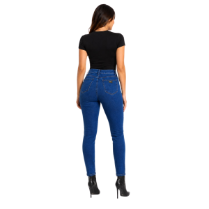 Foto2 - CALÇA JEANS FEMININO SKINNY REALÇA BUMBUM OXIDENIM