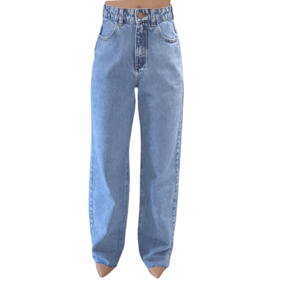 Foto 1 - CALÇA JEANS WIDE LEG PIGMENTO