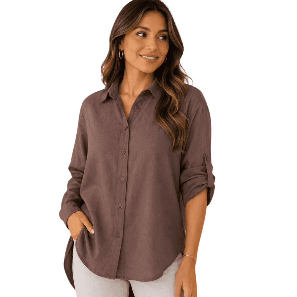 Foto 1 - CAMISA FEMININO EM LINHO