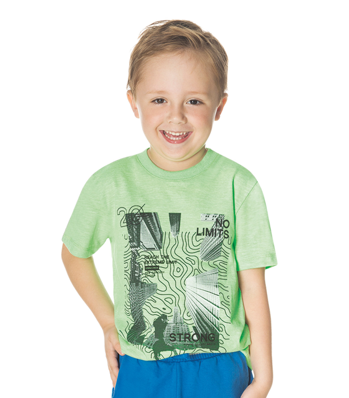 Foto 1 - CAMISETA JUVENIL MASCULINA NO LIMITS ROVITEX KIDS