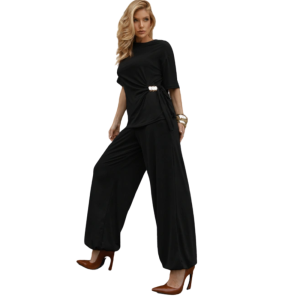 Foto1 - CONJUNTO FEMININO BLUSA COM CALÇA ALADIM