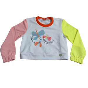 Foto3 - CONJUNTO INFANTIL FEMININO BLUSAO E SHORT MYLU
