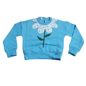 Foto2 - CONJUNTO INFANTIL FEMININO CALÇA E BLUSÃO MYLU