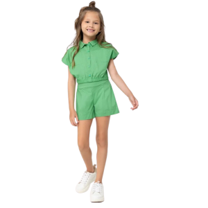 Foto1 - CONJUNTO INFANTIL FEMININO CAMISA EM TRICOLINE MALWEE KIDS