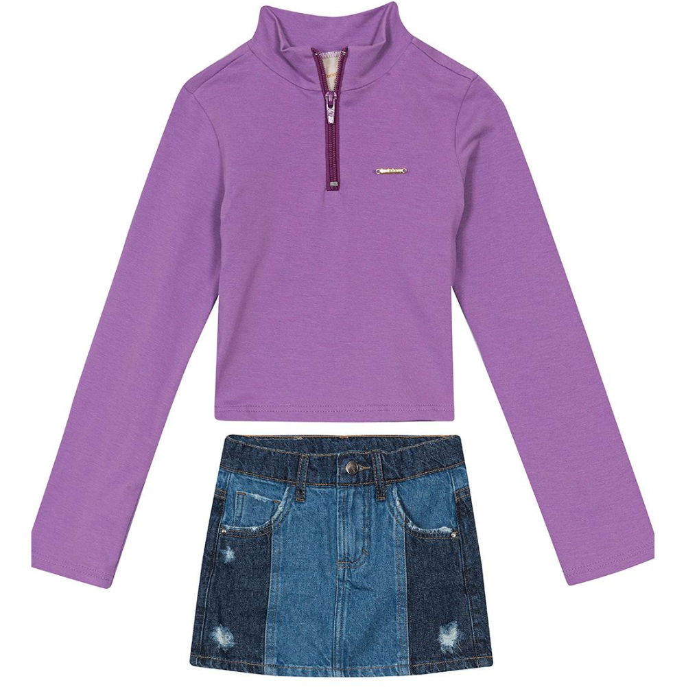 Foto 1 - CONJUNTO INFANTIL FEMININO CARINHOSO