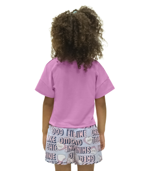 Foto2 - CONJUNTO INFANTIL FEMININO CORAÇÃO ROVITEX KIDS
