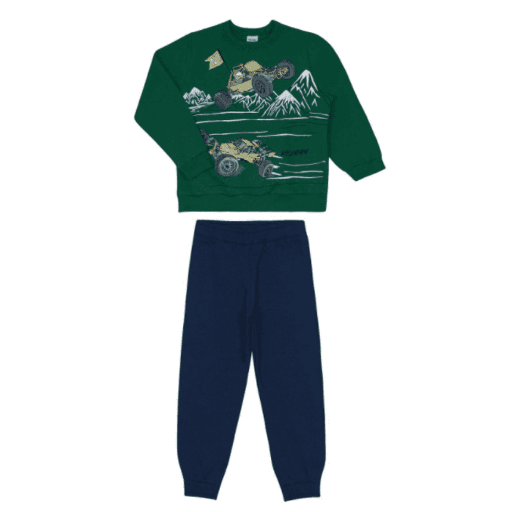 Foto 1 - CONJUNTO INFANTIL MASCULINO VRUMMM ROVITEX KIDS