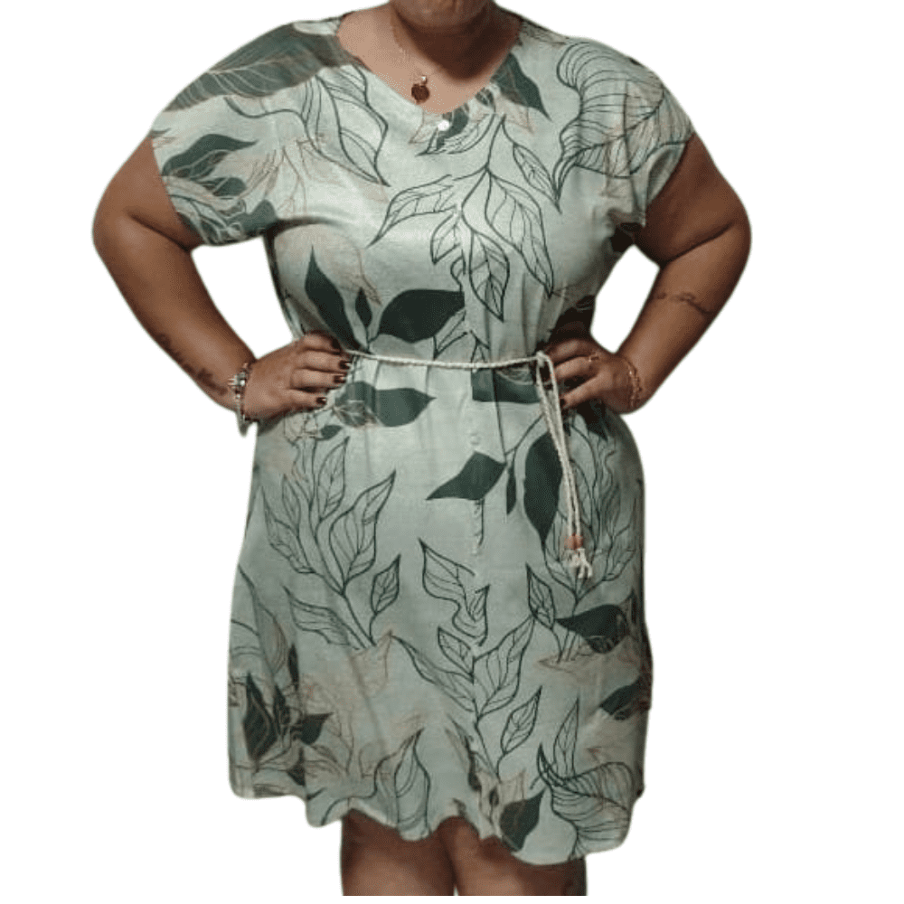 Foto 1 - VESTIDO ESTAMPADO PLUS SIZE