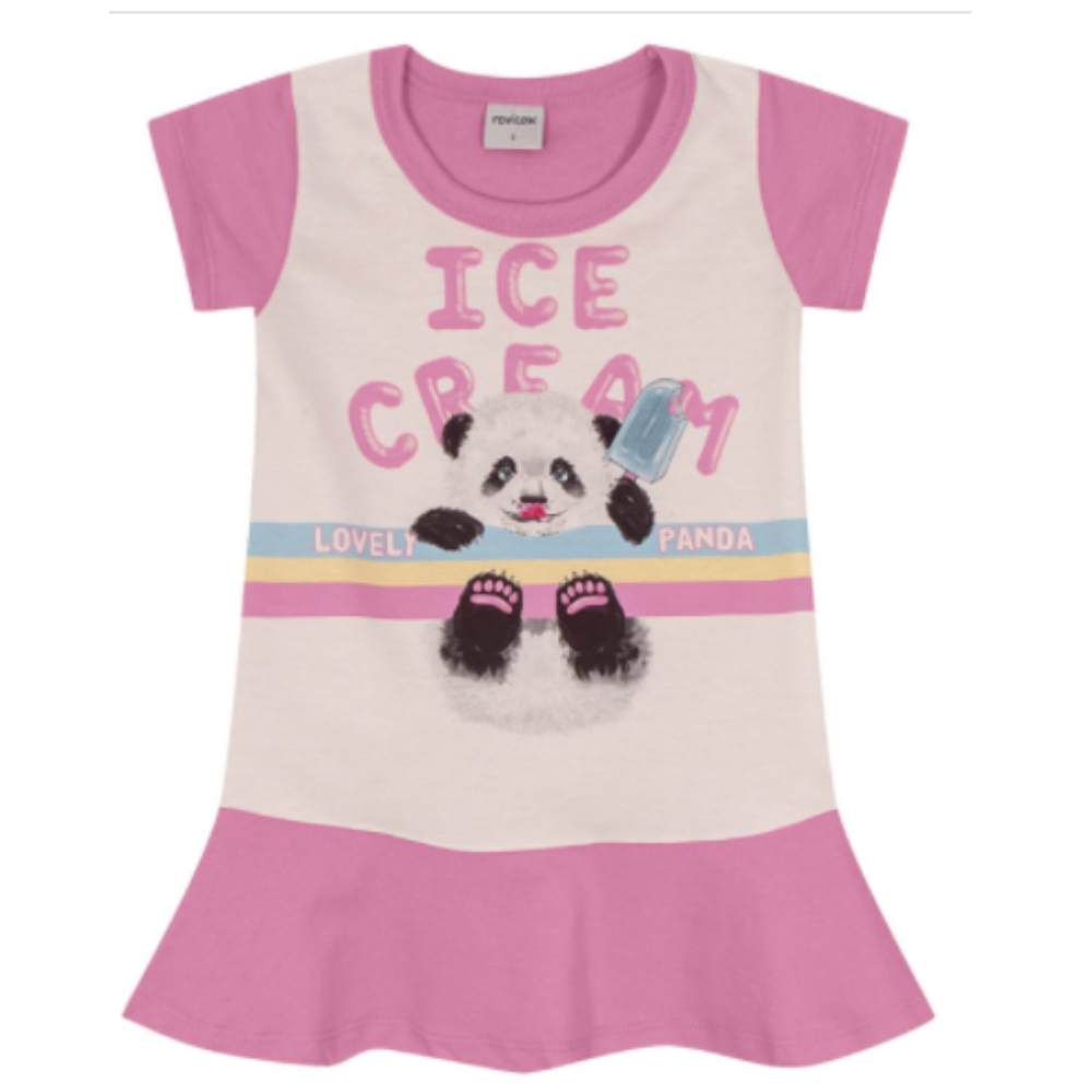 Foto 1 - VESTIDO INFANTIL ICE CREAM ROVITEX KIDS