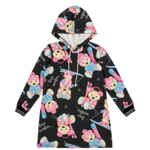 Foto2 - VESTIDO INFANTIL MANGA LONGA BEAR TRICK NICK