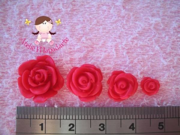 Foto2 - Cód 387 Molde de rosas pequenas