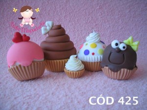 Foto1 - Cód 425 Molde cupcake (SOMENTE A BASE)