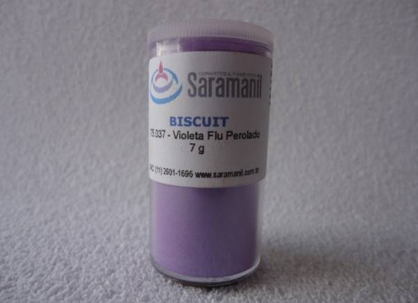 Foto 1 - Cód M228 Corante violeta fluorescente perolado