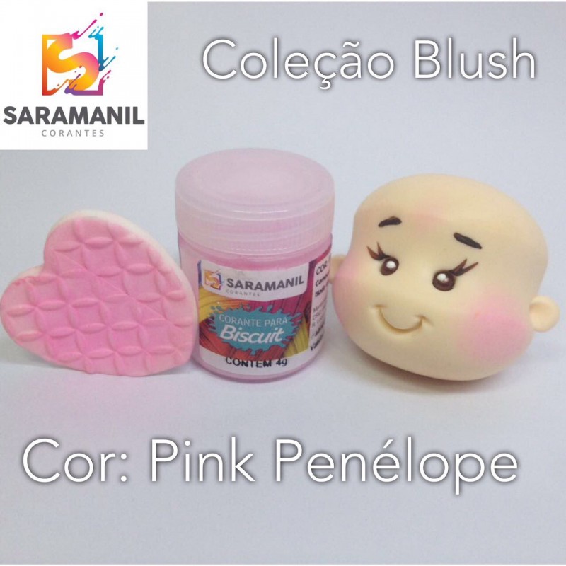 Foto 1 - Cod M2472 Corante Saramanil Blush pink penélope 4g