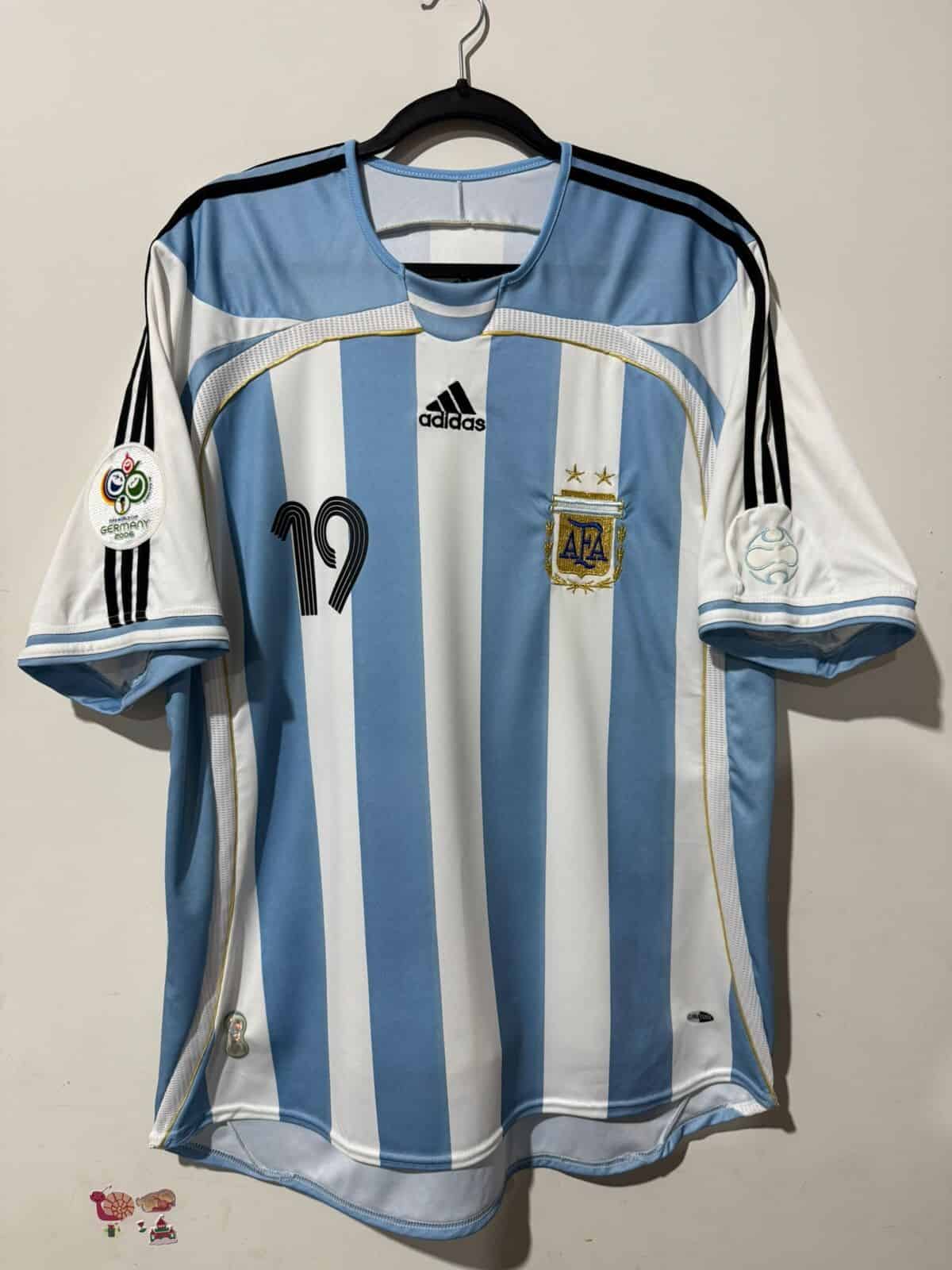 Imagem do produto CAMISA ARGENTINA COPA DO MUNDO 2006 MESSI 19
