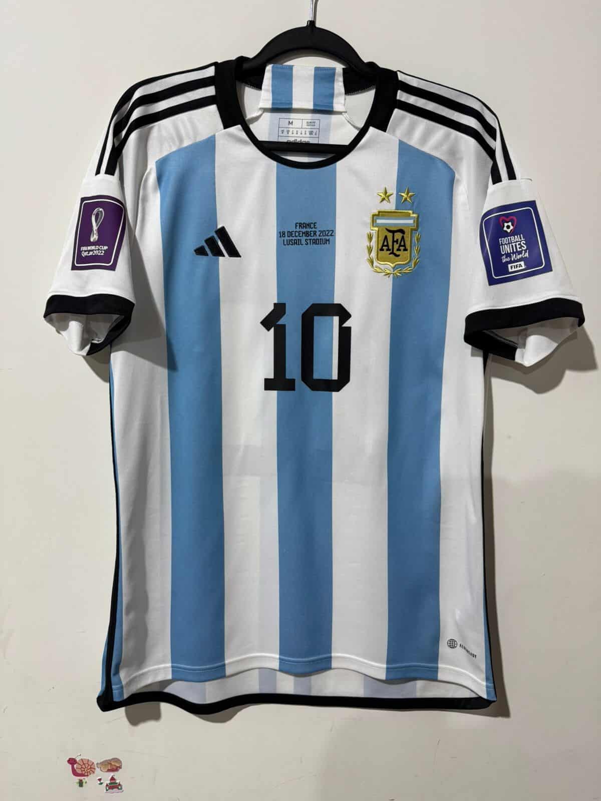 Imagem do produto CAMISA ARGENTINA FINAL COPA DO MUNDO 2022 MESSI 10