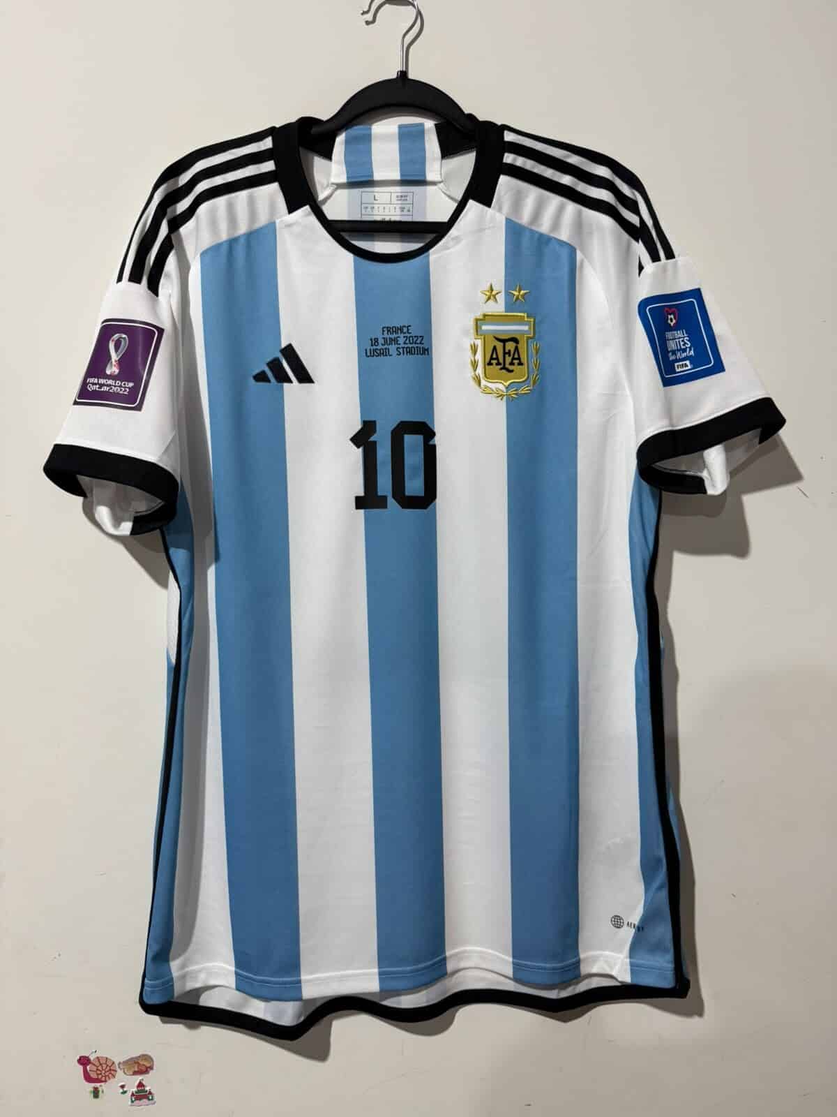 Imagem do produto CAMISA ARGENTINA FINAL COPA DO MUNDO 2022 MESSI 10