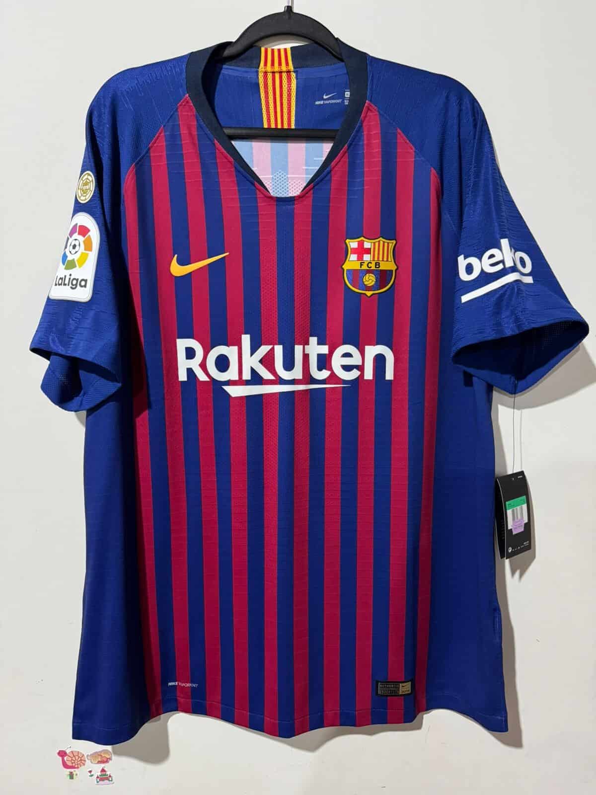 Imagem do produto CAMISA BARCELONA 2018-19 LA LIGA MESSI 10 JOGADOR