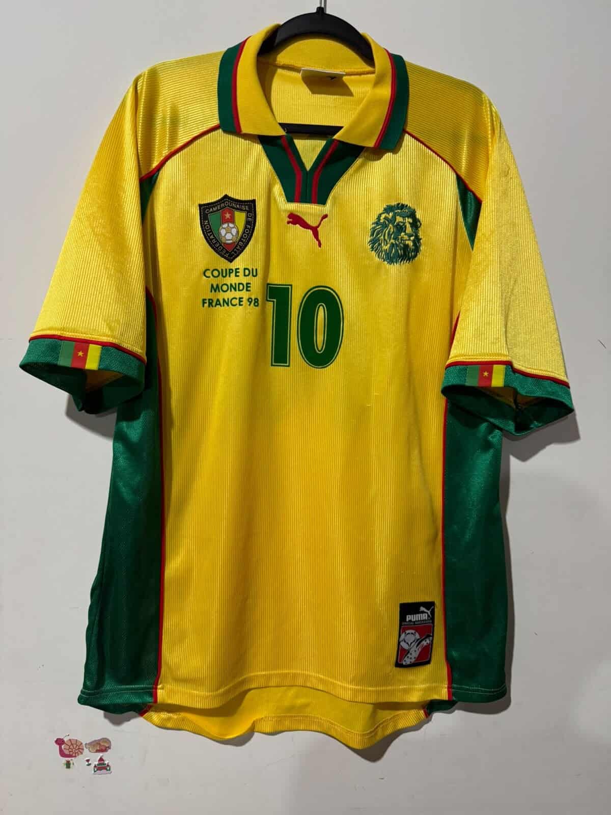 Imagem do produto CAMISA CAMARÕES COPA DO MUNDO 1998 MBOMA 10