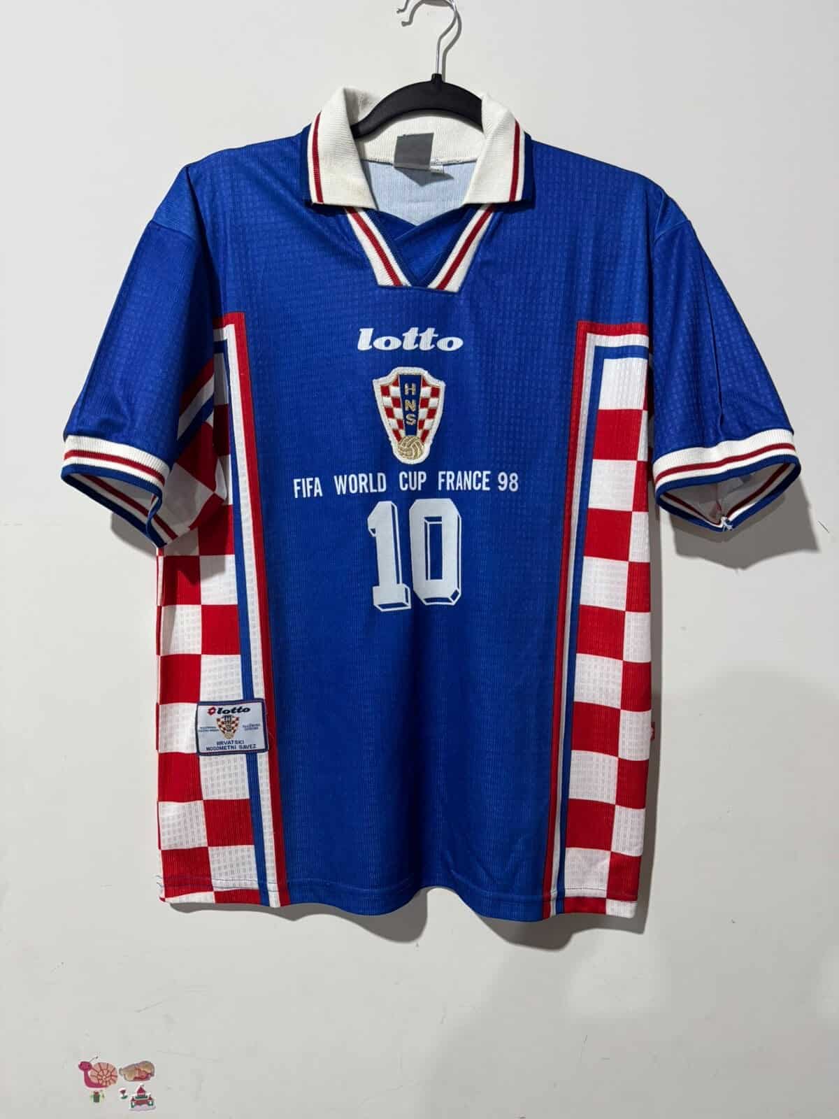 Imagem do produto CAMISA CROACIA COPA DO MUNDO 1998 BOBAN 10