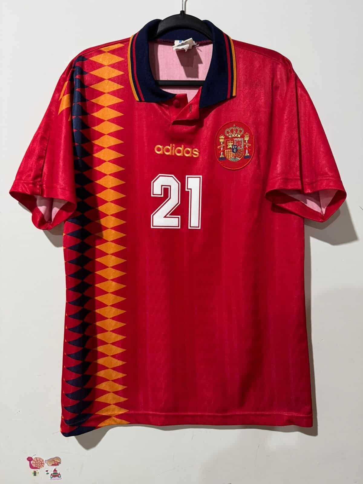 Imagem do produto CAMISA ESPANHA COPA DO MUNDO 1994 LUIS ENRIQUE 21