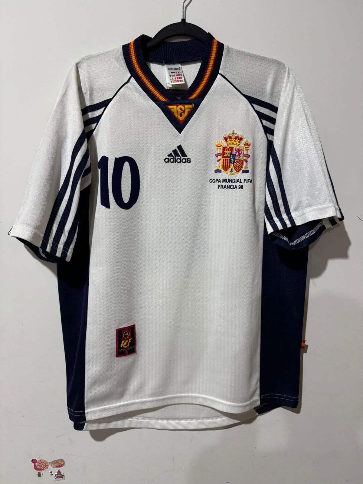 Imagem do produto CAMISA ESPANHA COPA DO MUNDO 1998 RAUL 10