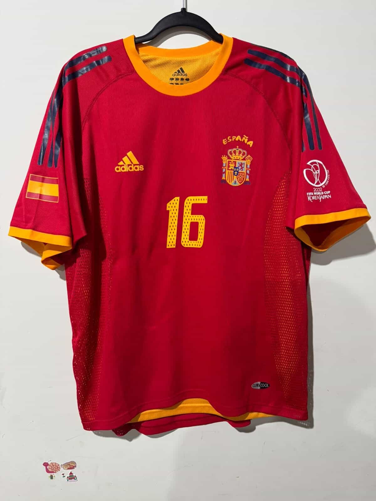 Imagem do produto CAMISA ESPANHA COPA DO MUNDO 2002 MENDIETA 6 JOGADOR