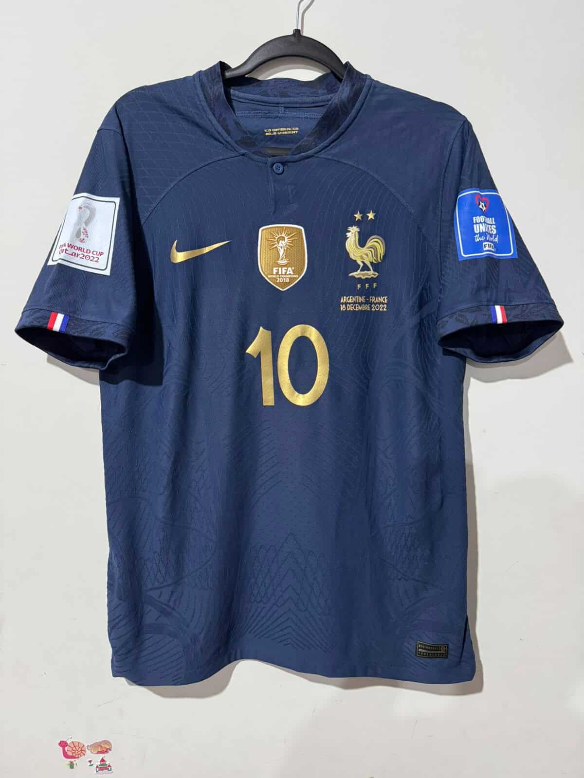 Imagem do produto CAMISA FRANÇA FINAL COPA DO MUNDO 2022 MBAPPE 10 JOGADOR