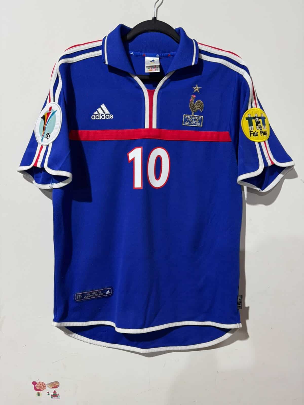 Imagem do produto CAMISA FRANÇA FINAL EURO 2000 ZIDANE 10